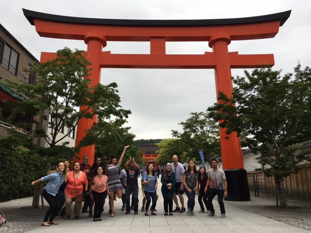 Group photo on Japan Study Abroad