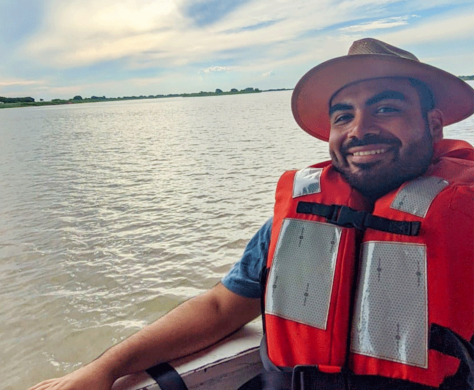 Kane Sandoval photo on boat